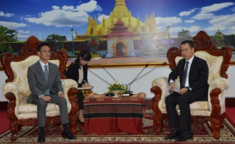 IC Minister Welcomes New Japanese Ambassador to Laos